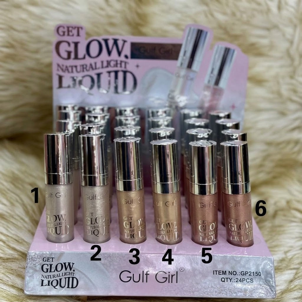 Gulf Girl Get Glow Natural Light Liquid highlighters