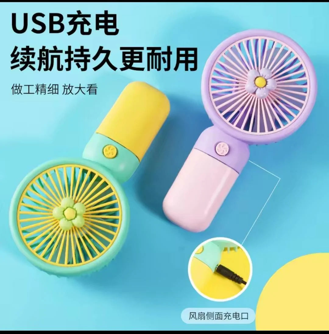 USB Rechargeable Mini Hand Fan - C Type Charging