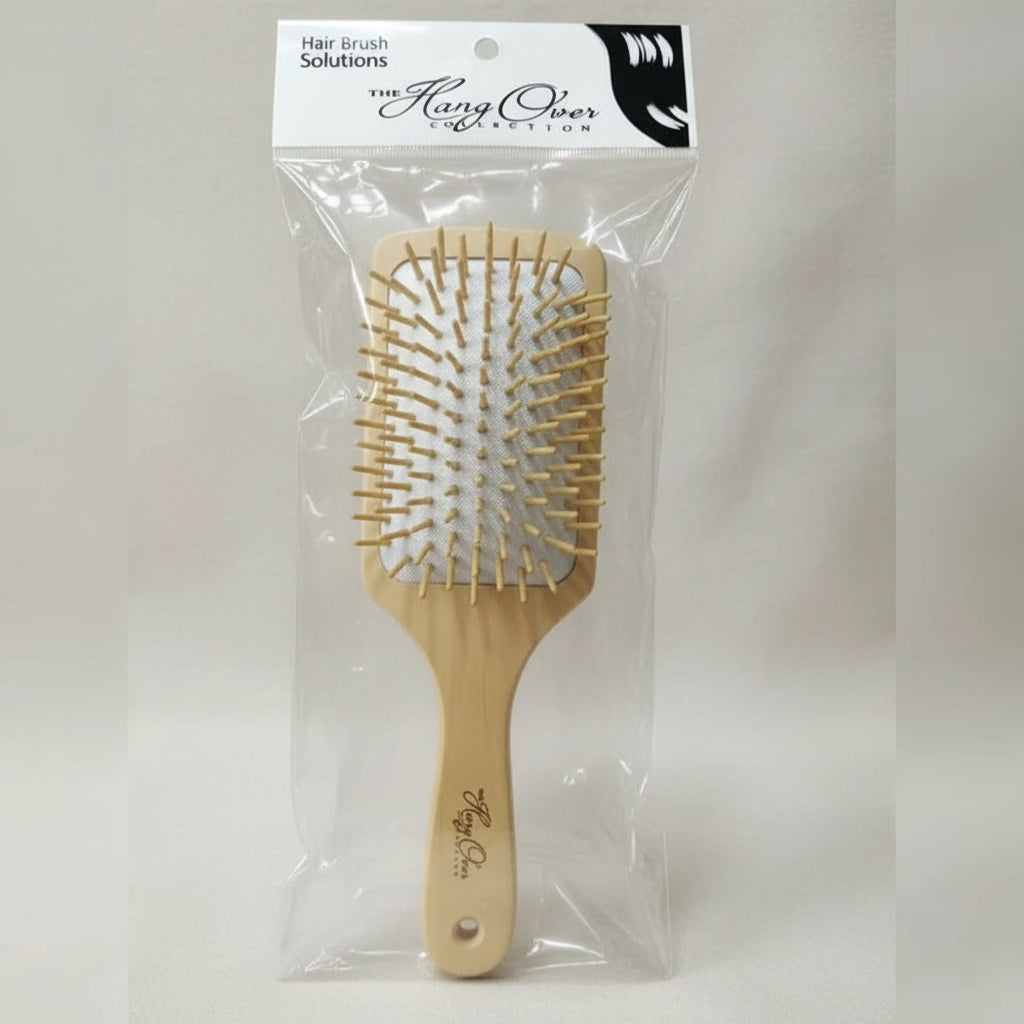 Wood Bristles Wooden Hair Brush