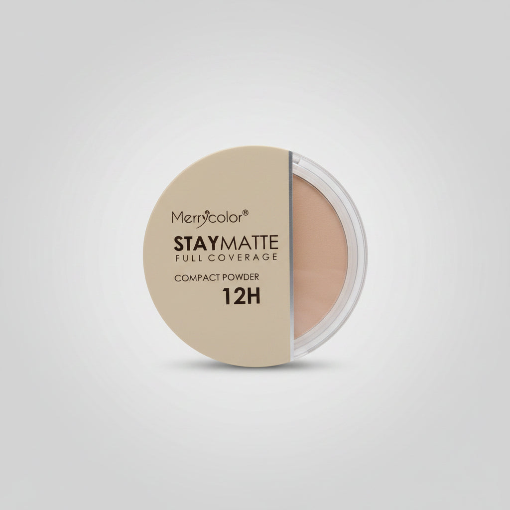 Merrycolor StayMatte Full Coverage Compact Powder