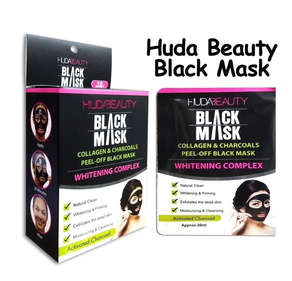 Huda Beauty Charcoal & Peel Off Black Mask - 10 Pcs