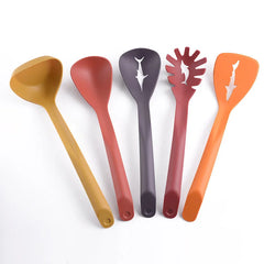5 Pcs Colorful Kitchen Spoon Set - Each