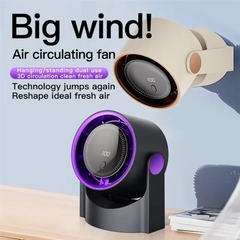 Desktop Circulating USB Rechargeable Cooling Fan Each