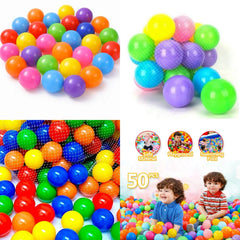 Colorfull Plastic kids Ball - 50 Pcs