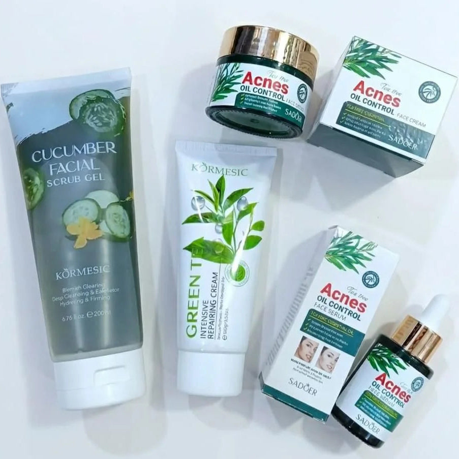 Ultimate Oil Control Skincare Routine – 5 Piece Kit