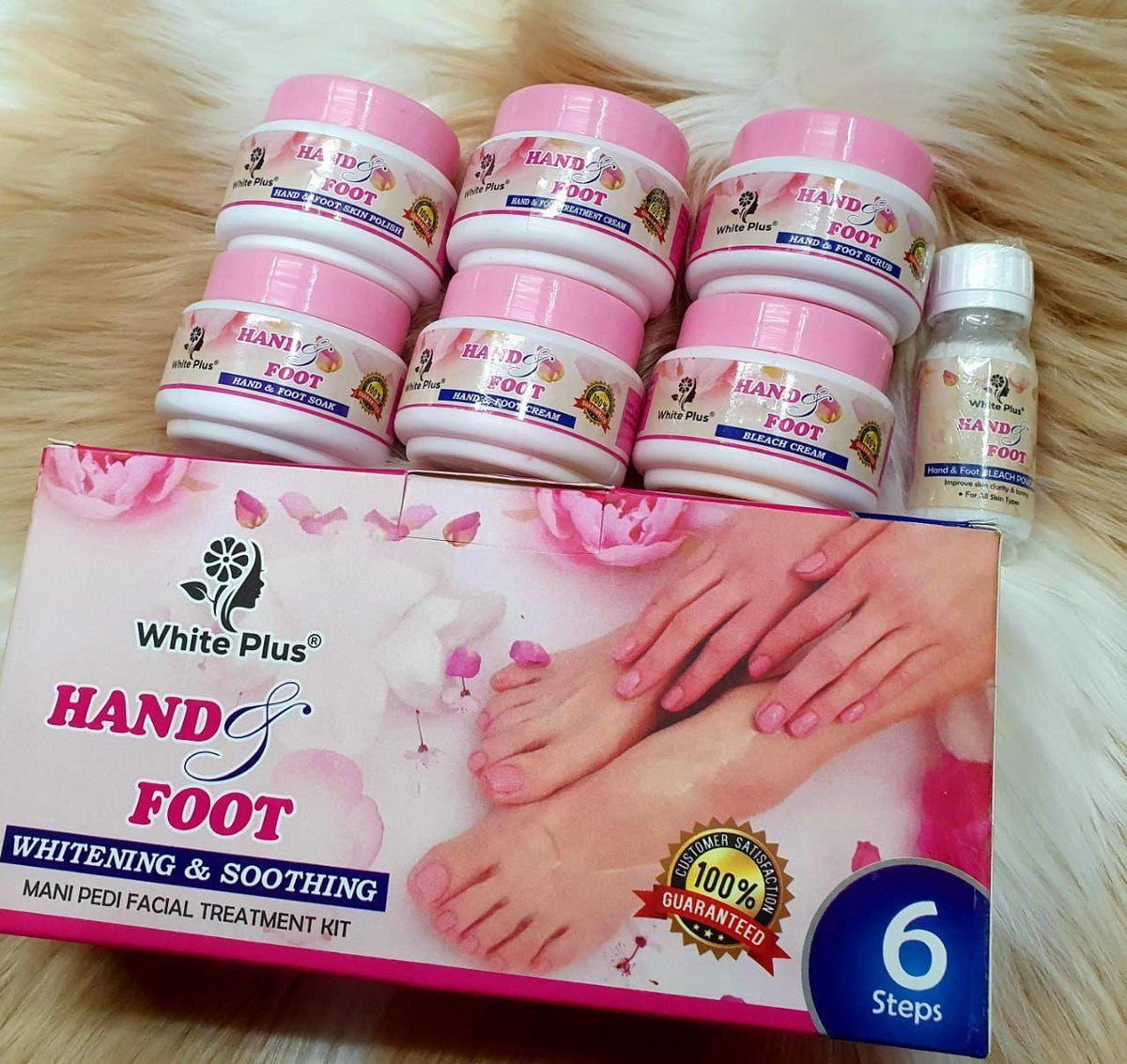 White Plus Meni Pedi Kit - 6 Steps