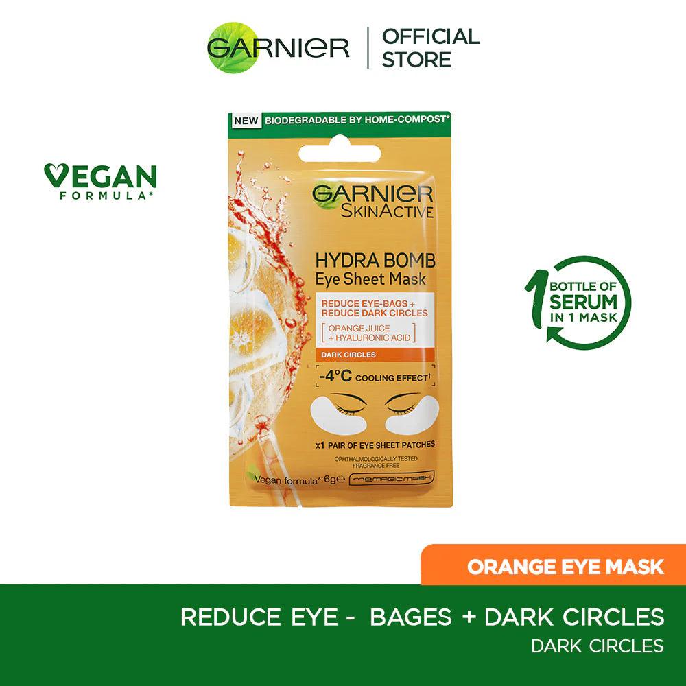 Garnier - Skin Active Hydra Bomb Orange Tissue Eye Mask - 28g