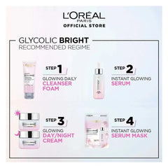 L'Oreal Paris Innovation Glycolic-Bright Glowing Daily Cleanser Foam - 100ml