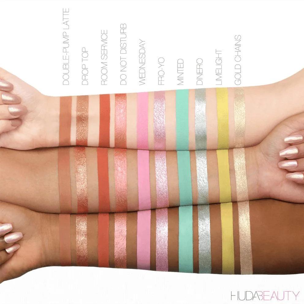Huda Beauty 5 Combo Lipstick + Eye Shadow 2-in-1