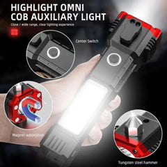 LED Torch Light Price Pakistan High Power Rechargeable USB Torch