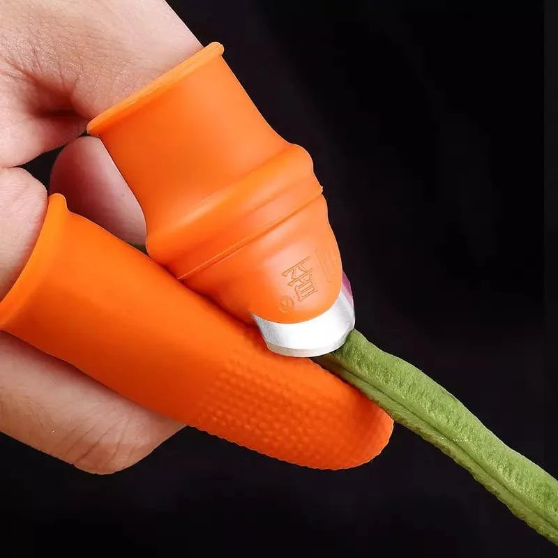 Finger Protector Gardening Silicone Thumb Knife For 5 Fingers