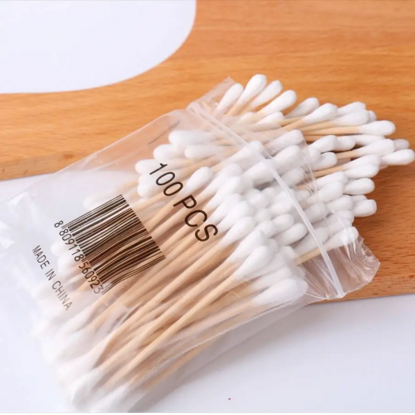Wooden Cotton Bud - 100Pcs