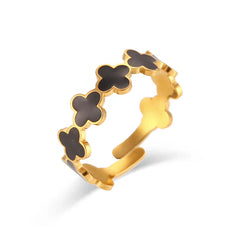 Stainless Steel Adjustable Ring – Minimalist Style with a Perfect Fit