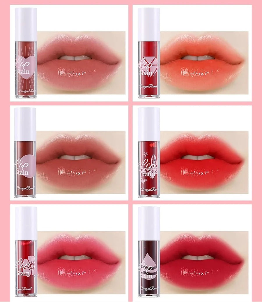 Dragon Ranee Watery Lip Tint Stain Set -  6PCS