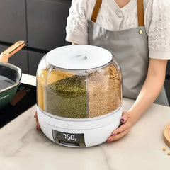 6 Grid Round Cereal Dispenser