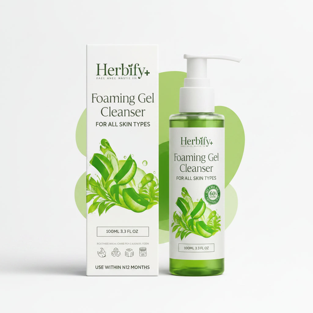 Herbify Foaming Gel Cleanser - 100ml