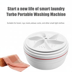 Mini Portable Ultrasonic Turbine Washing Machine - Each