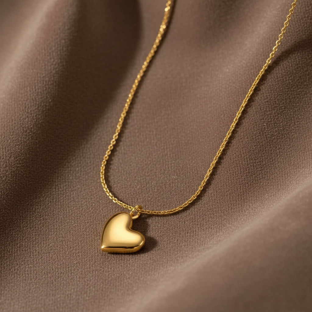 CLARA Hanging Heart Necklace