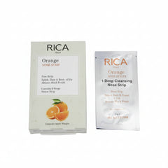 Rica Nose Strip for Normal Skin Orange 8 Strips