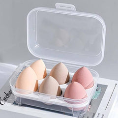 6-in-1 Makeup Foundation Sponges – Soft Cosmetic Puffs