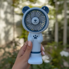Bear-Themed Mini Handheld Fan