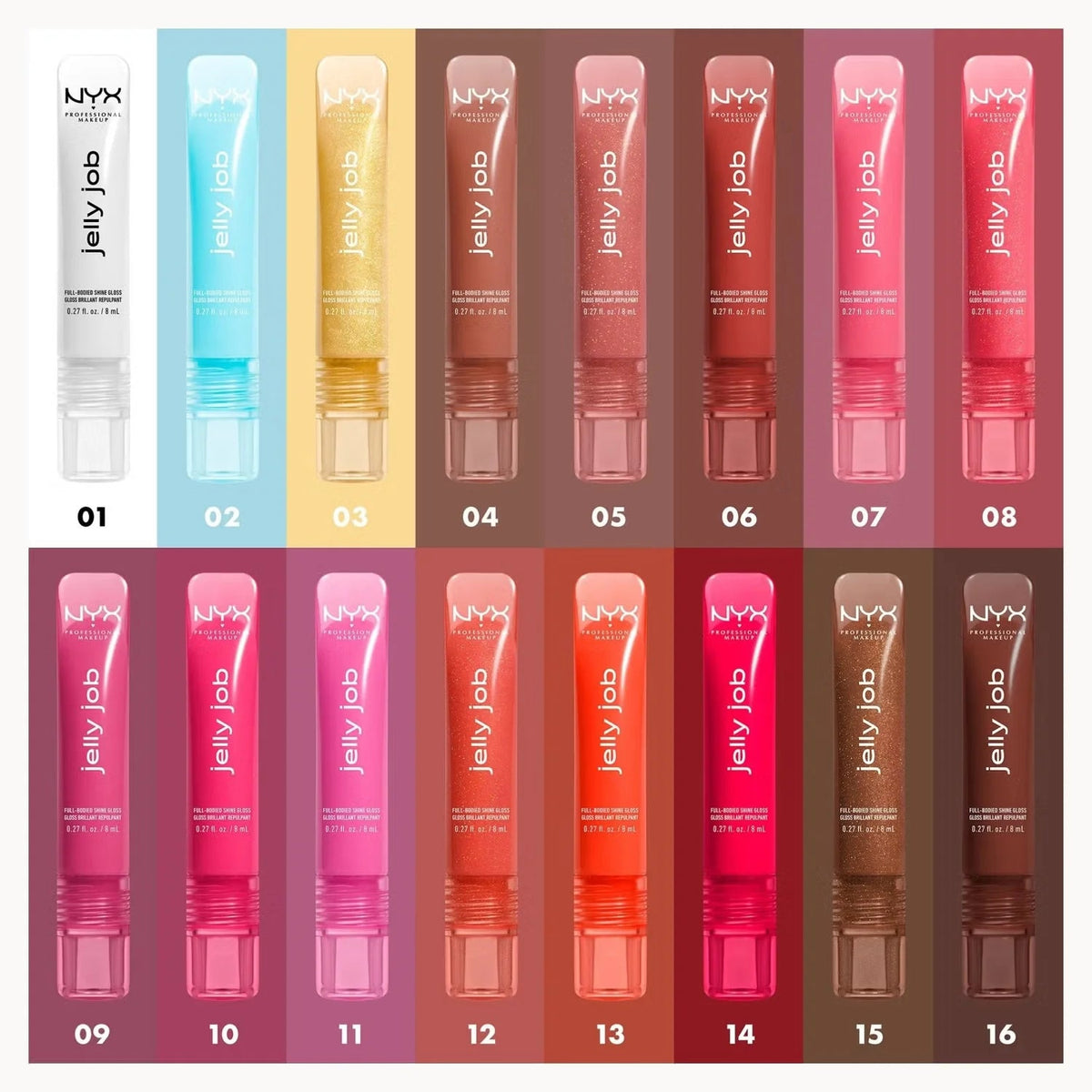 NYX Jelly Job Full-Bodied High Shine Gloss - 8ML