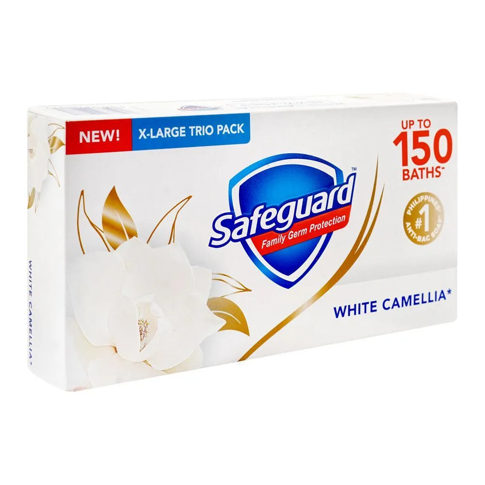 Safeguard White Camellia Soap - 3 X 160g