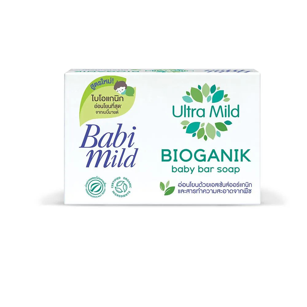 Babi Mild Soap Bioganik Ultra Mild Baby Bar Soap - 75ml