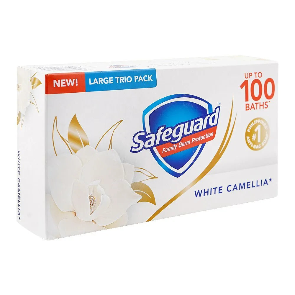 Safeguard White Camellia Soap - 3 X 115g