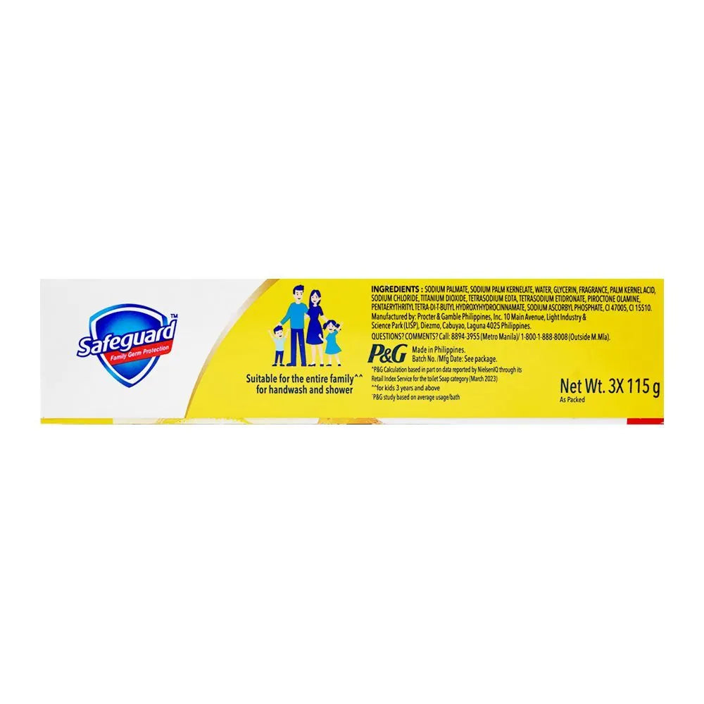 Safeguard Lemon Fresh With Vitamin C Soap - 3 X 160g