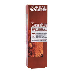 Loreal Paris Men Expert Barber Club Short Beard & Face Moisturiser Cedarwood Essential Oil - 50ml