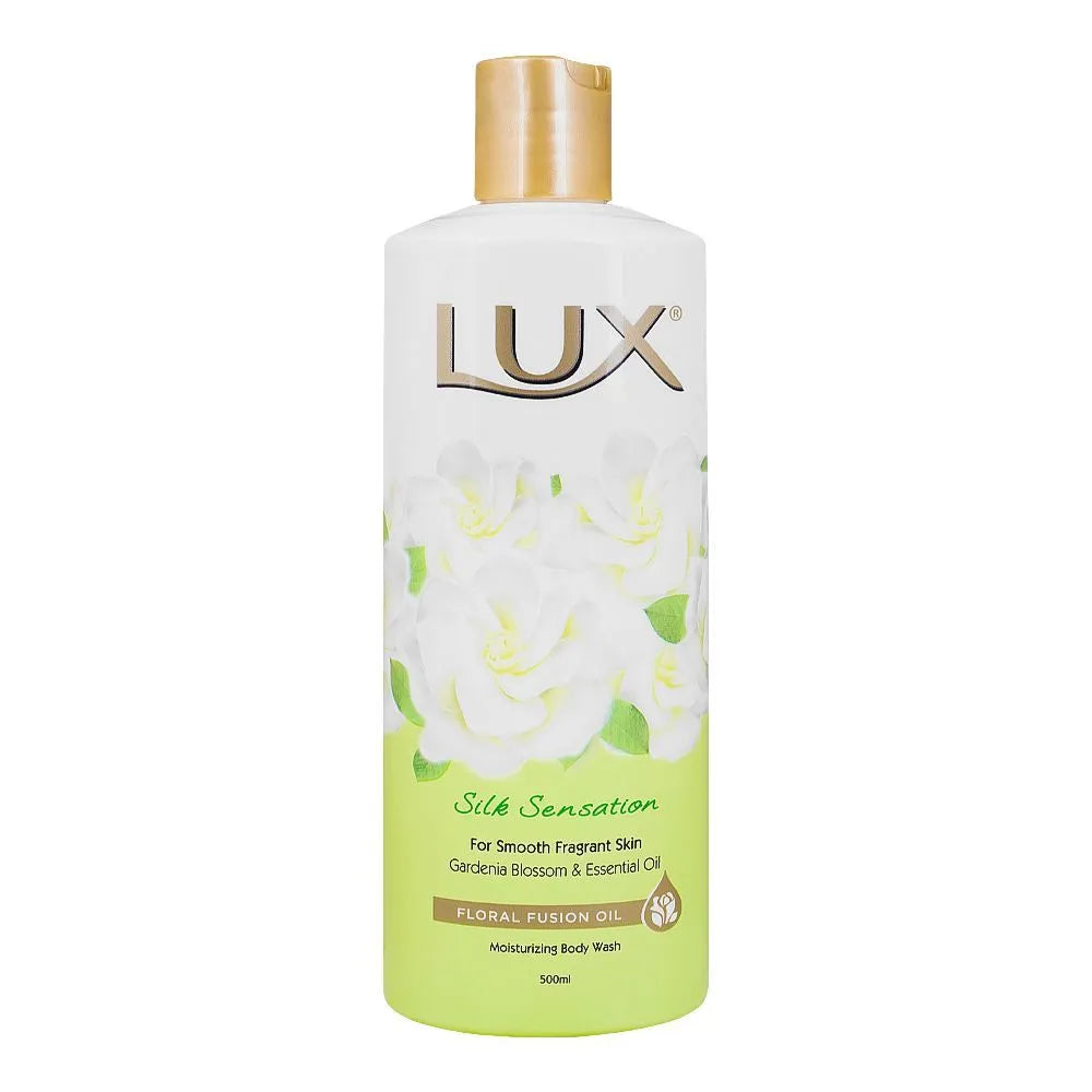 Lux Silk Sensation Moisturizing Body Wash With Gardenia Blossom & Essential Oil - 500ml