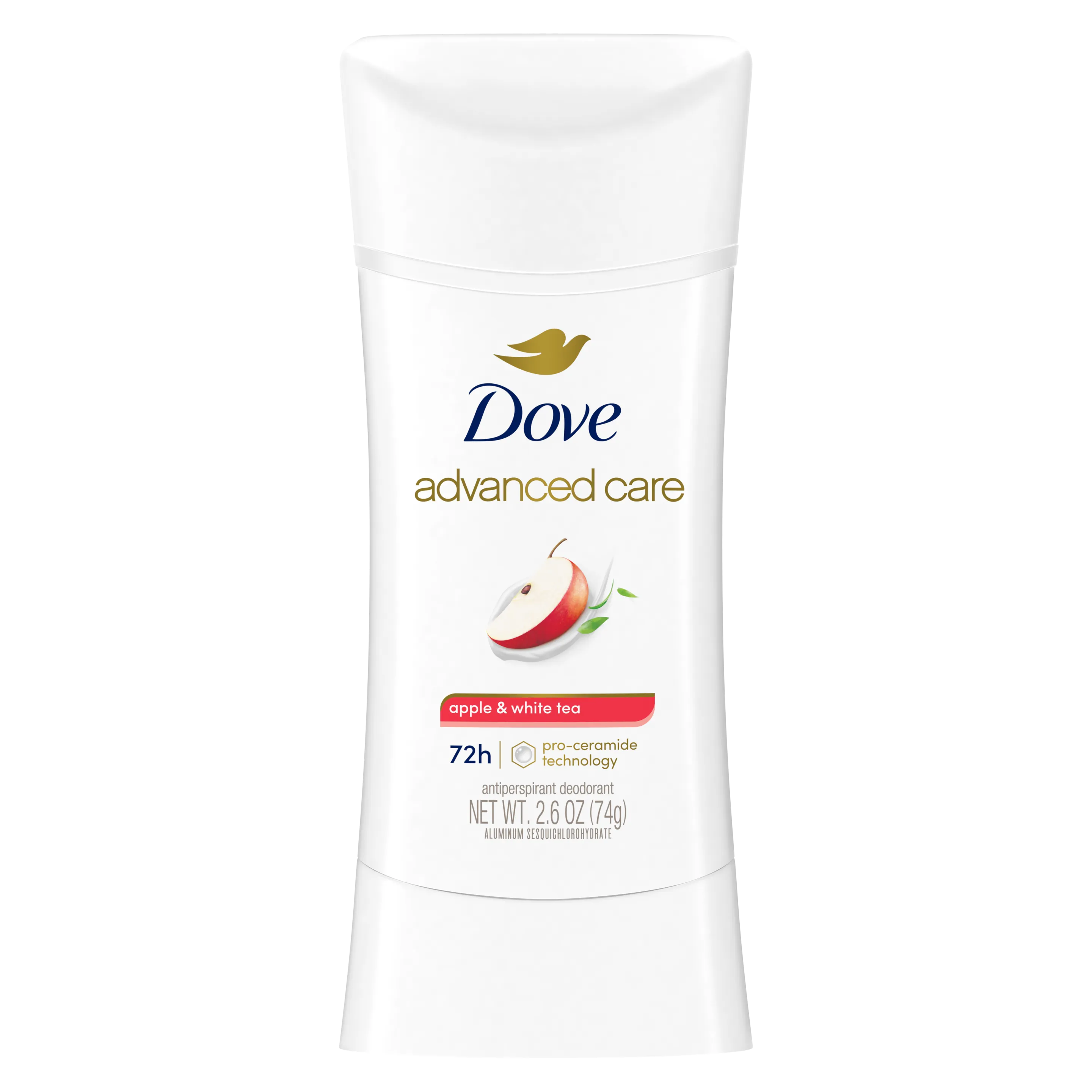 Dove Advanced Care Apple & White Tea Antiperspirant Deodorant Stick - 74g