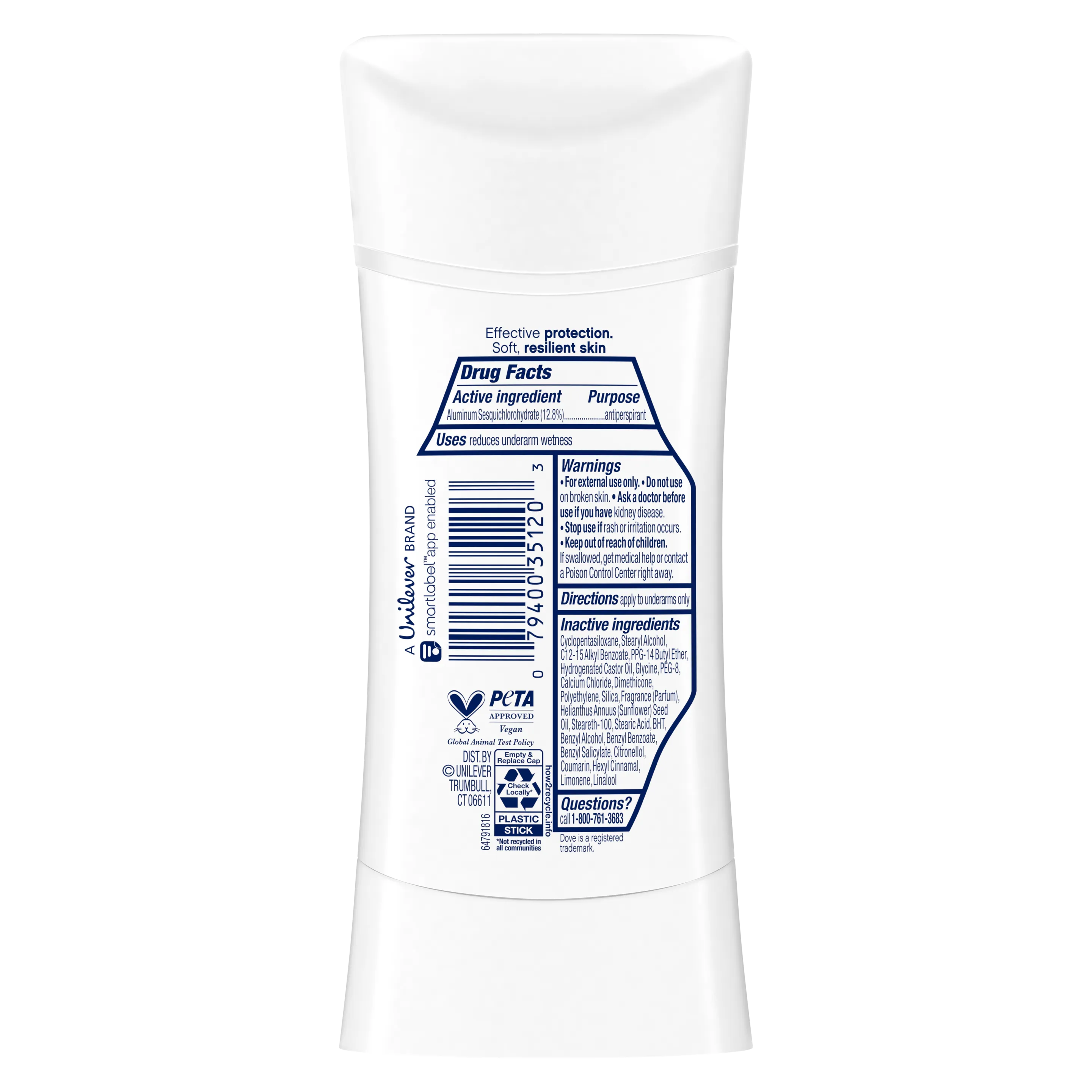 Dove Advanced Care Shea Butter Antiperspirant Deodorant Stick 74g