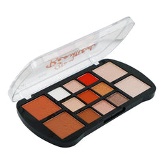 Glamorous Face Stay Beautiful Eyeshadow, Blusher & Highlighter Kit - 13 Colors
