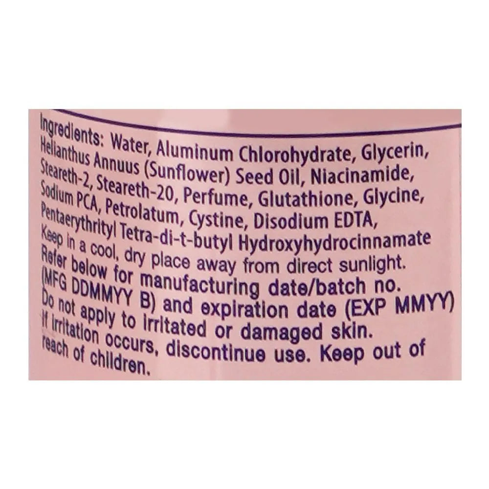 Vaseline Gluta Glow Ampoule Bright & Repair Serum Deodorant Roll On, Niacinamide, Glycerin - 45ml