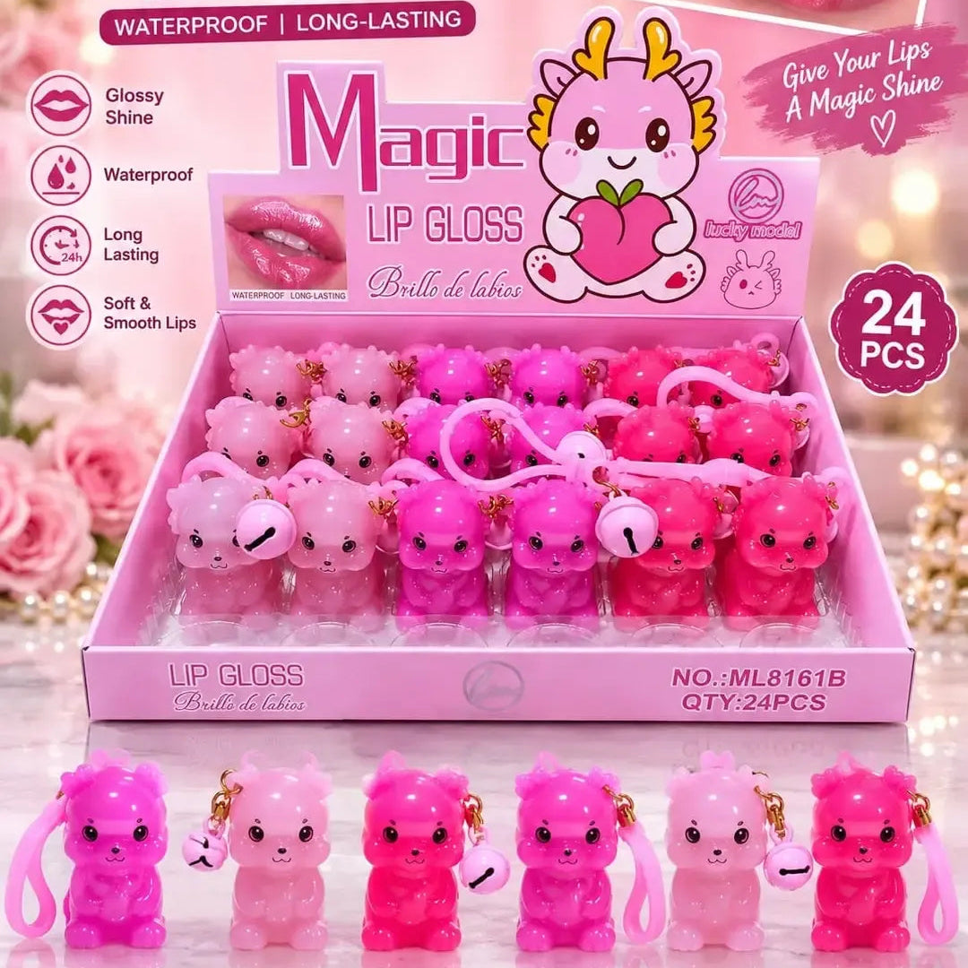 Magic Character Keychain Lip Gloss - Each