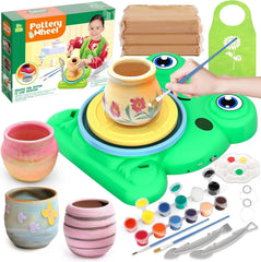 DIY Frog Electric Pottery Wheel Pretend Play Set