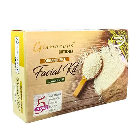 Glamorous Face Organic Rice Facial Kit 5 In 1