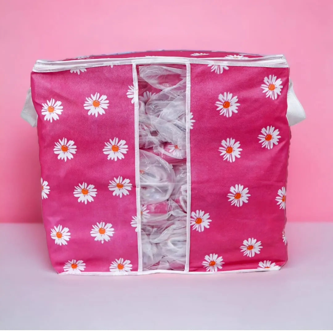 Floral Printed Storage Bag