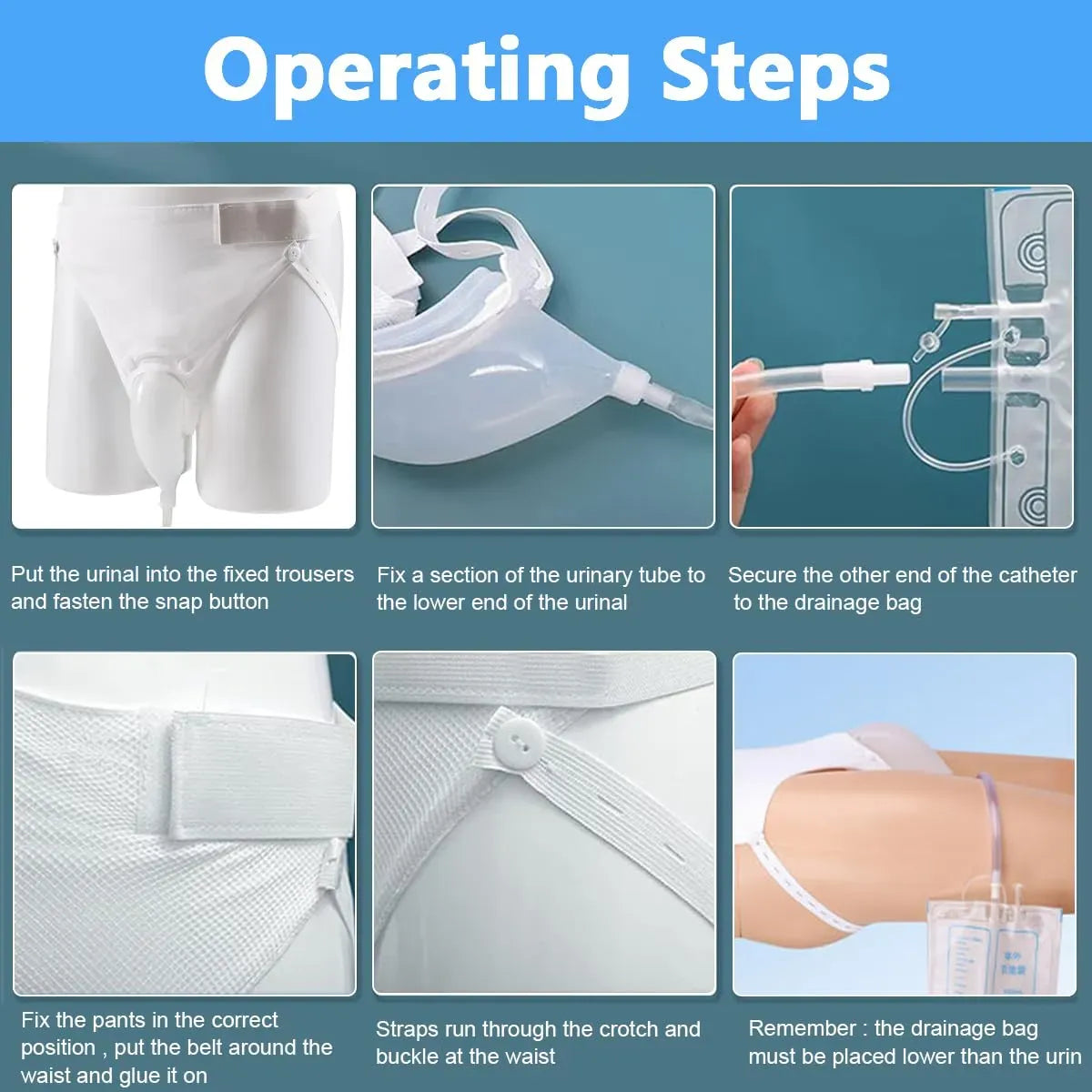 Bliss Reuseable Urine Bag for Male and Female Patients