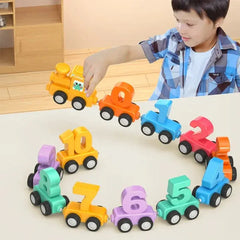 Colorful Plastic Magnetic Digital Number Train