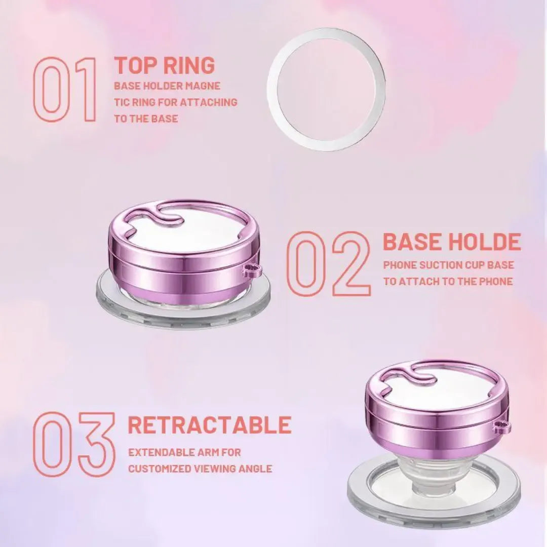 Hues Queen phone Ring Holder Style Lip & Cheek Cream Blush