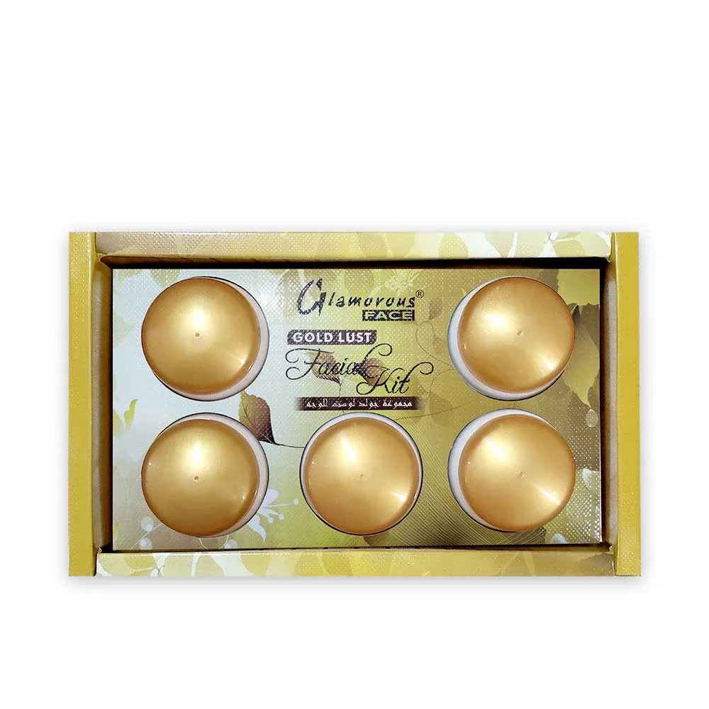 Glamorous Face 5 In 1 Gold Lust Facial Kit