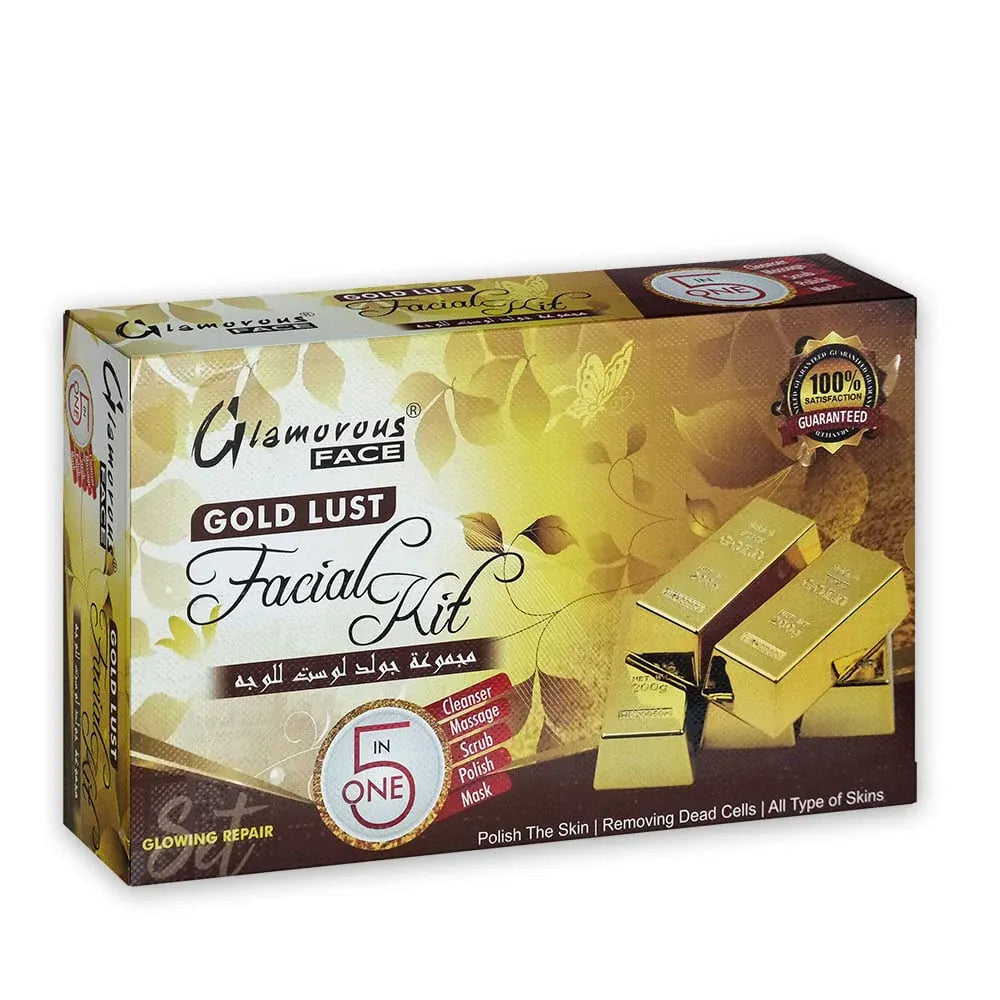 Glamorous Face 5 In 1 Gold Lust Facial Kit