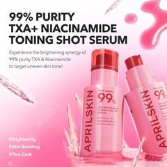APRILSKIN TXA Niacinamide Toning Shot 99 Serum -30ml