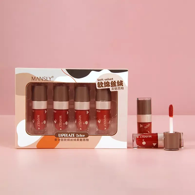 Mansly Lip Glaze Pack of 4