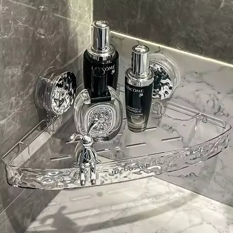 Bathroom Corner Shelf Wall Mounted Drain Rack Shower Shelf For Bathroom