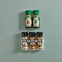 Wall Mounted Spice Rack Stand With Sticker