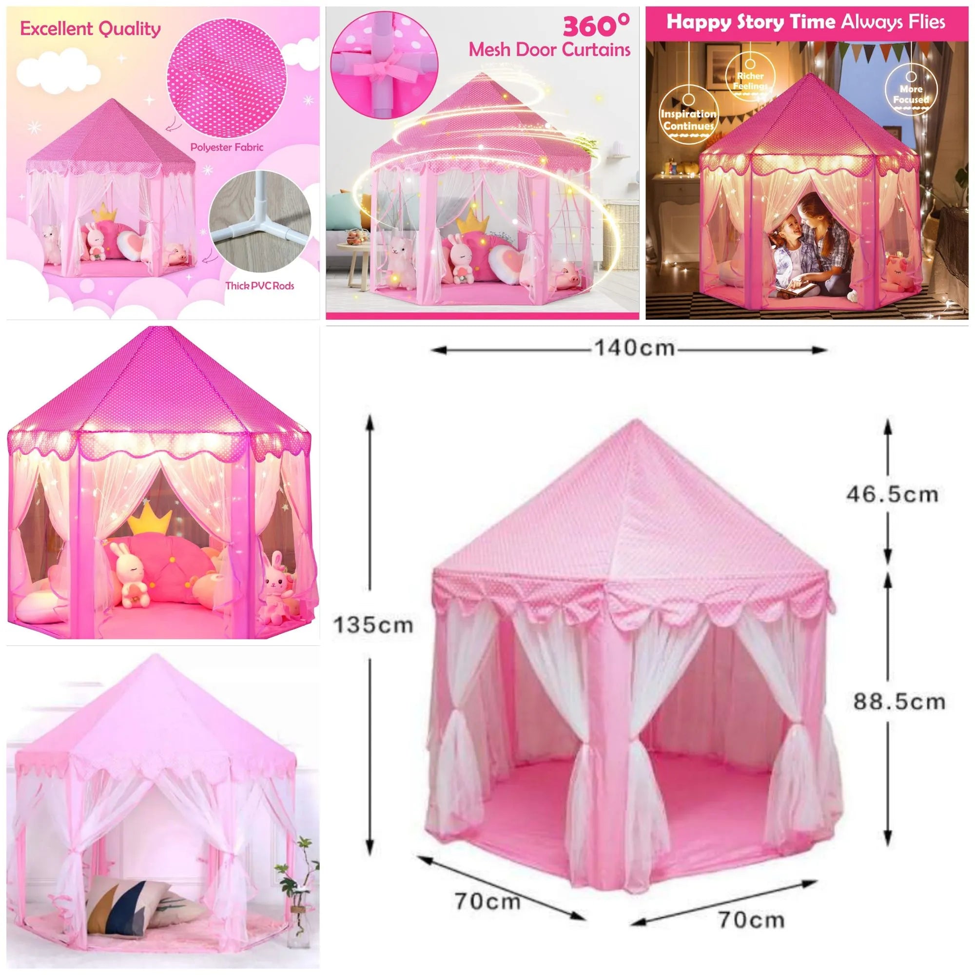 Portable Children Kids Play Tents
